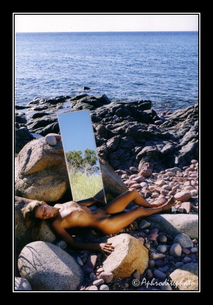 107 Un miroir sur la plage